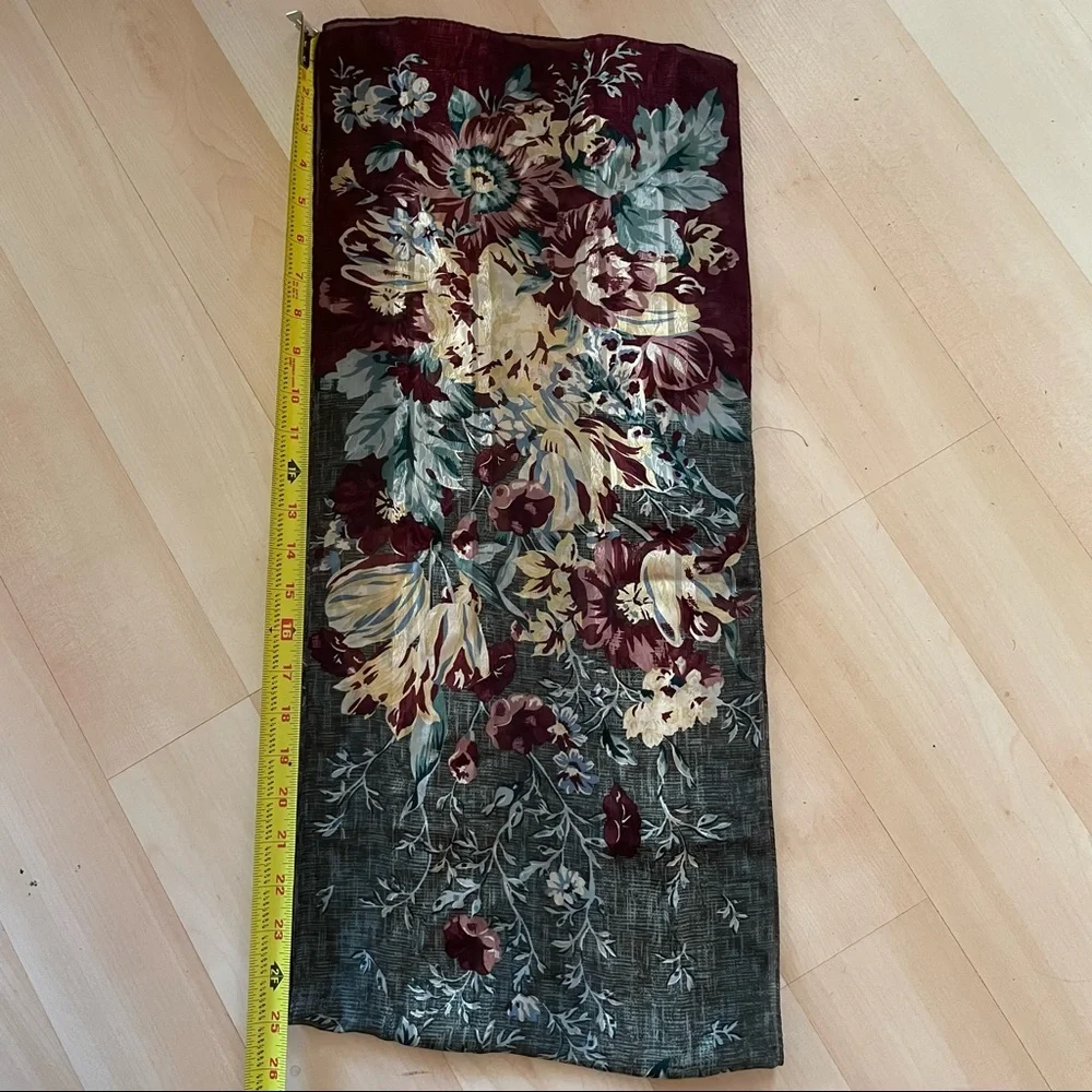 Vintage multicolored Adrienne Vittadini silk scarf